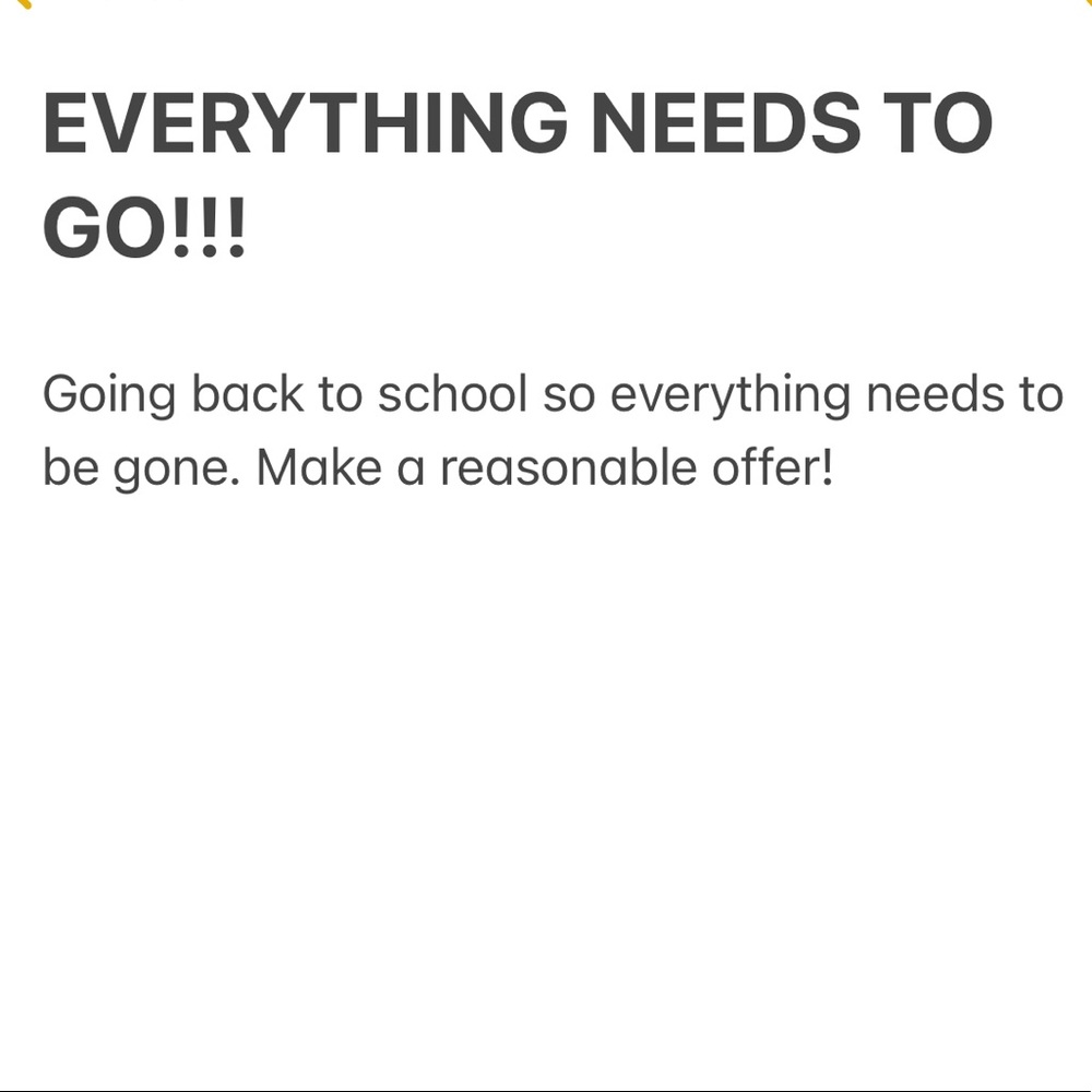 MAKE AN OFFER!